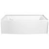 Classic 500 Curve Alcove Bathtub Left Drain 60x32"