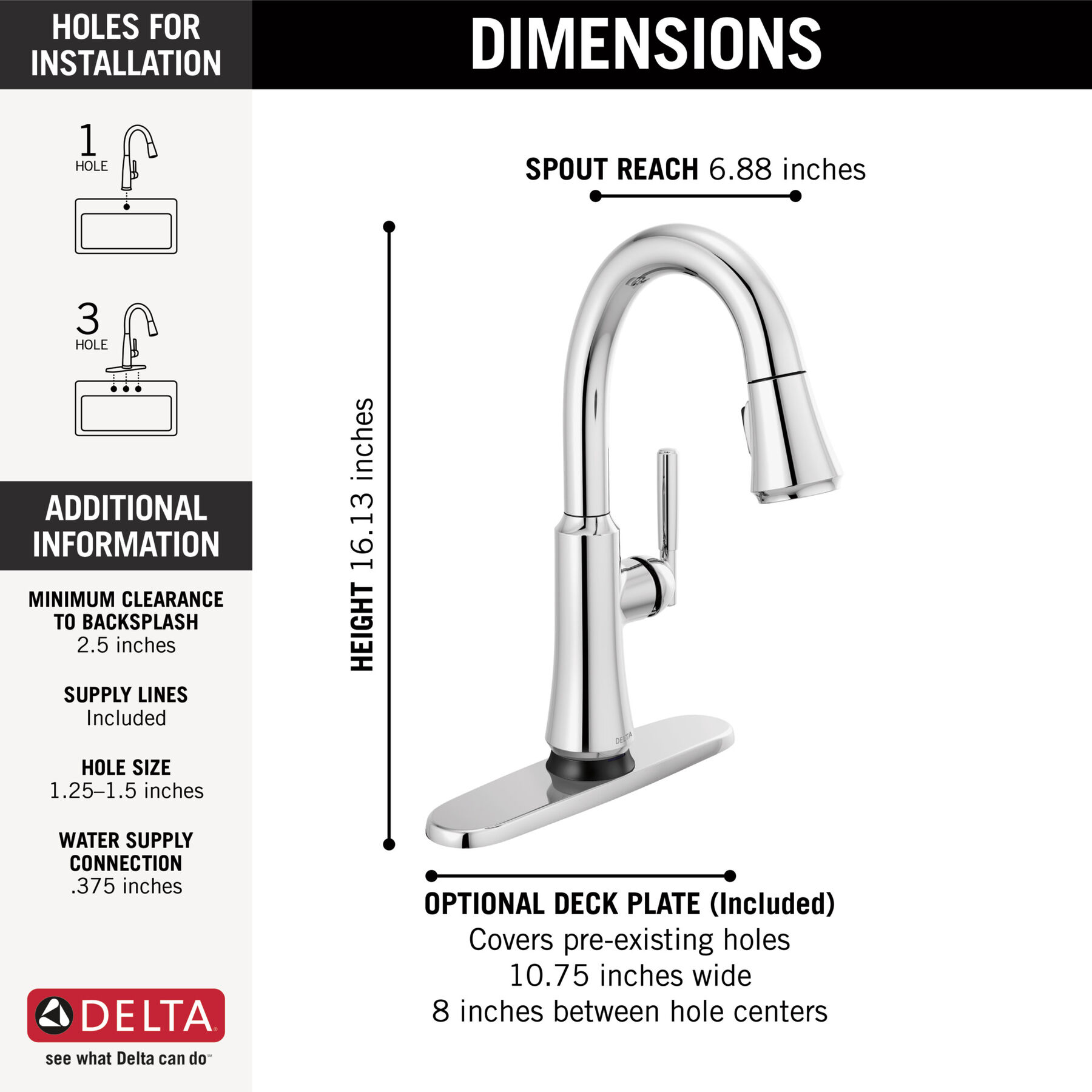 Single Handle Pull-Down Bar/Prep Faucet with Touch<sub>2</sub>O® Technology, image 2