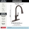 Single Handle Pull-Down Kitchen Faucet