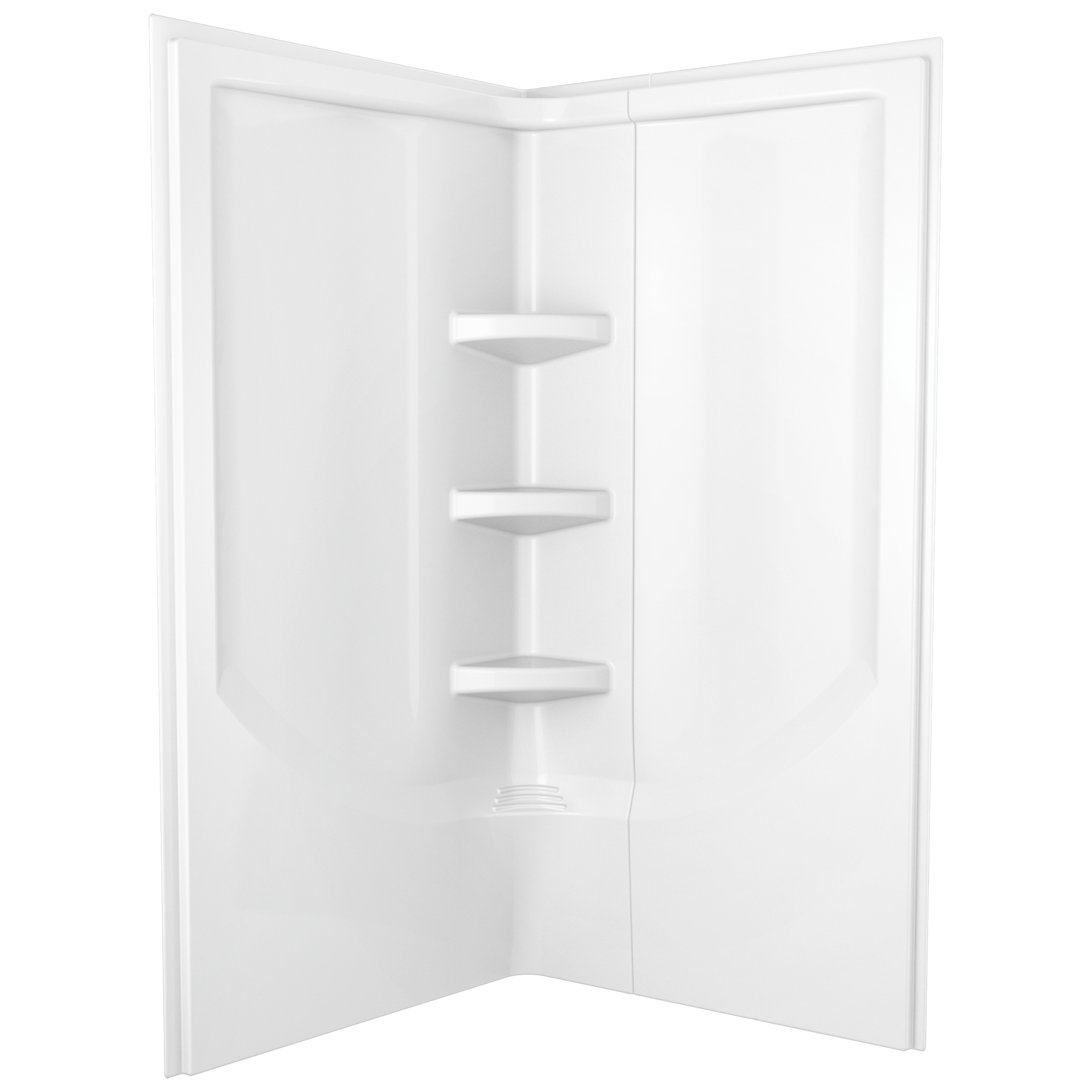 38'' Direct-to-Stud Corner Shower Wall Set