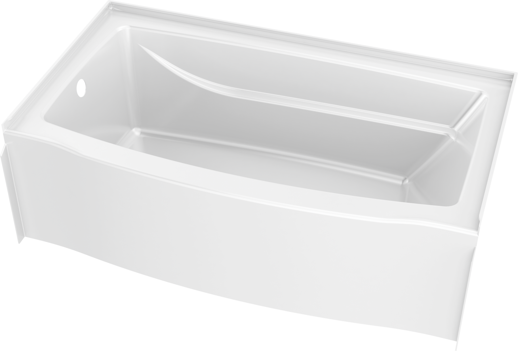 Classic 500 Curve Alcove Bathtub Left Drain 60x32"