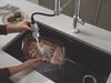 Single Handle Pull-Down Kitchen Faucet With Spring Spout
