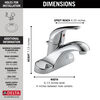 Single Handle Centerset Bathroom Faucet
