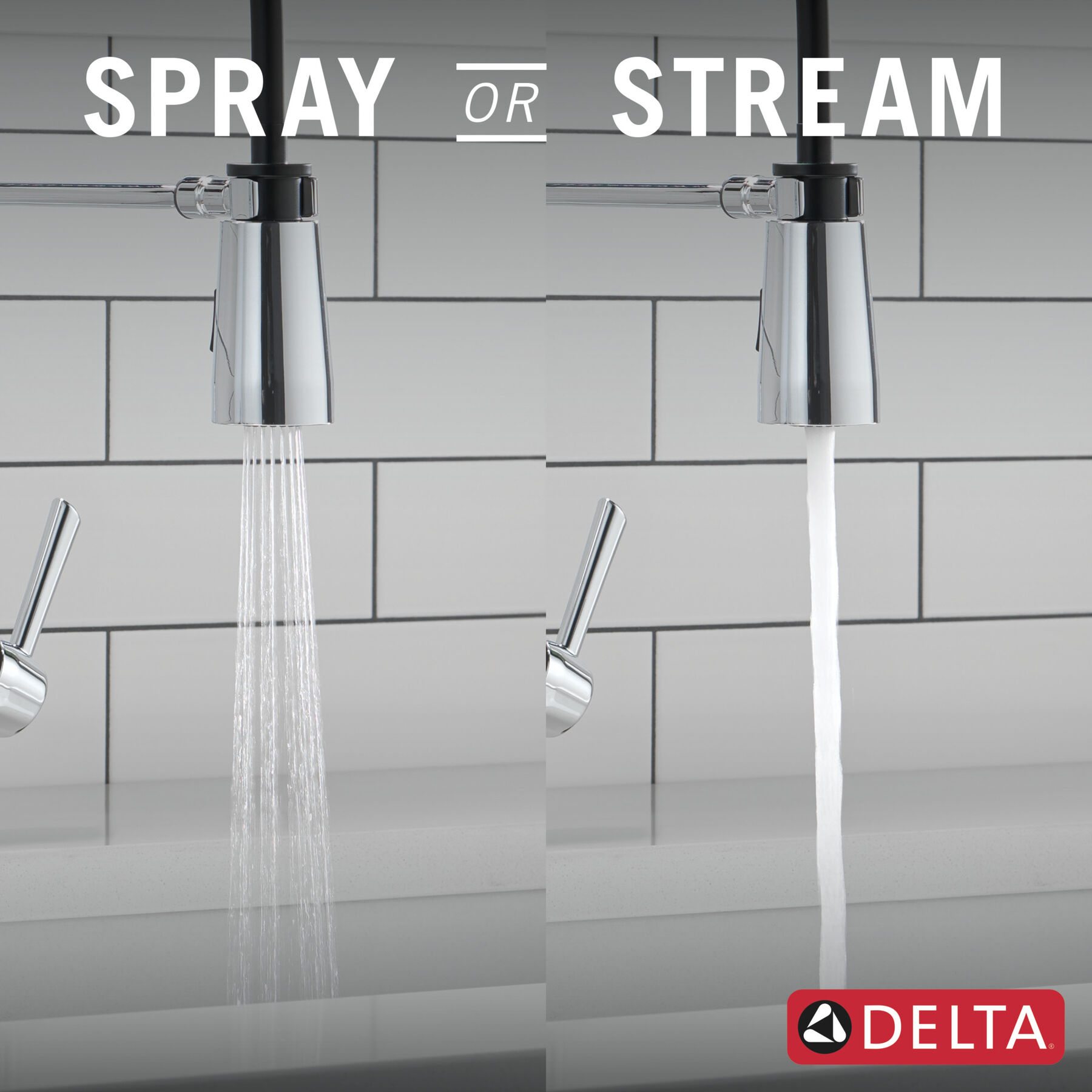 Single-Handle Pull-Down Spring Kitchen Faucet, image 4