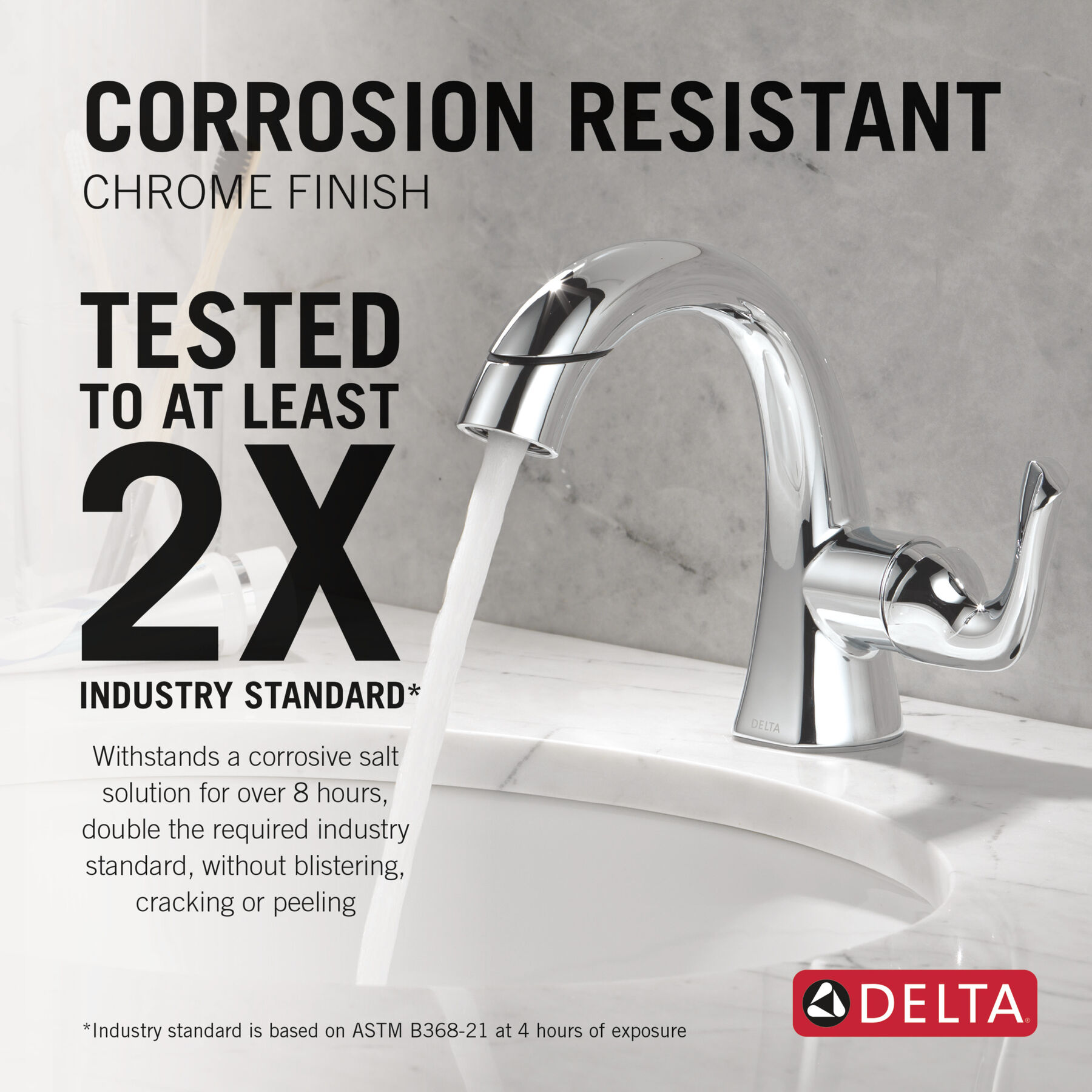 Single Handle Pull-Down Bathroom Faucet, image 3