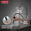 Single-Handle Pull-Down Spring Kitchen Faucet