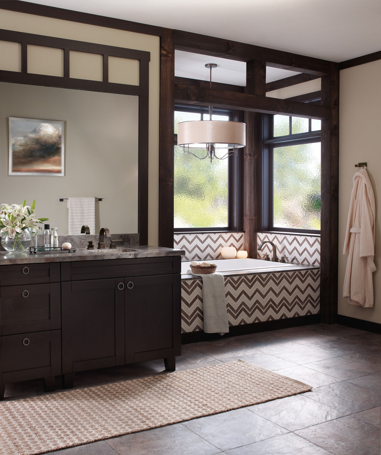Two Handle Widespread Bathroom Faucet, image 3