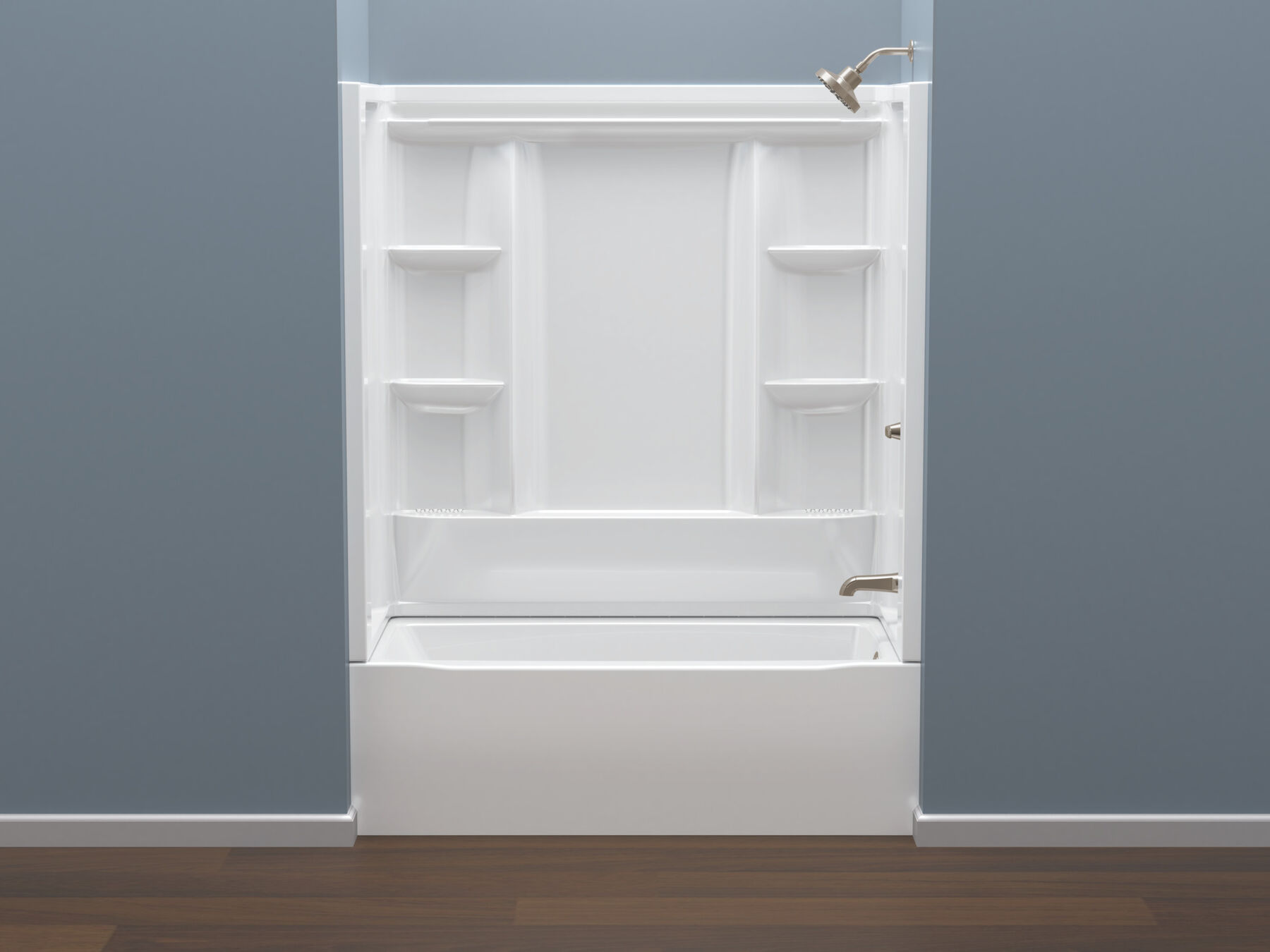 60x30 Alcove Bathtub, Wall Set, Trim and Drain Bundle - Right Drain, image 5