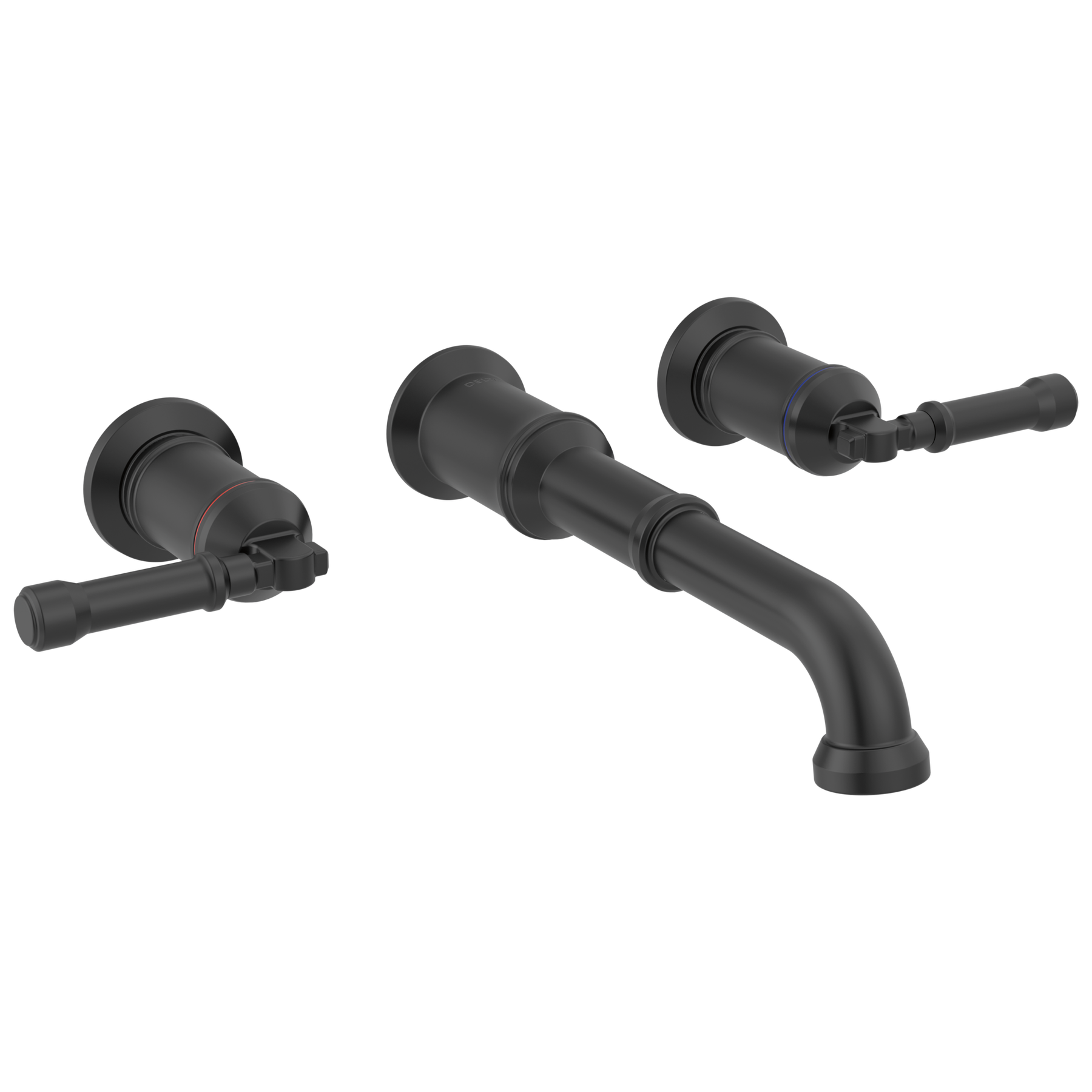 Two Handle Wall Mount Bathroom Faucet Trim - Less Handles