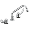 Two Handle 8 In Below Deck-Mount Faucet