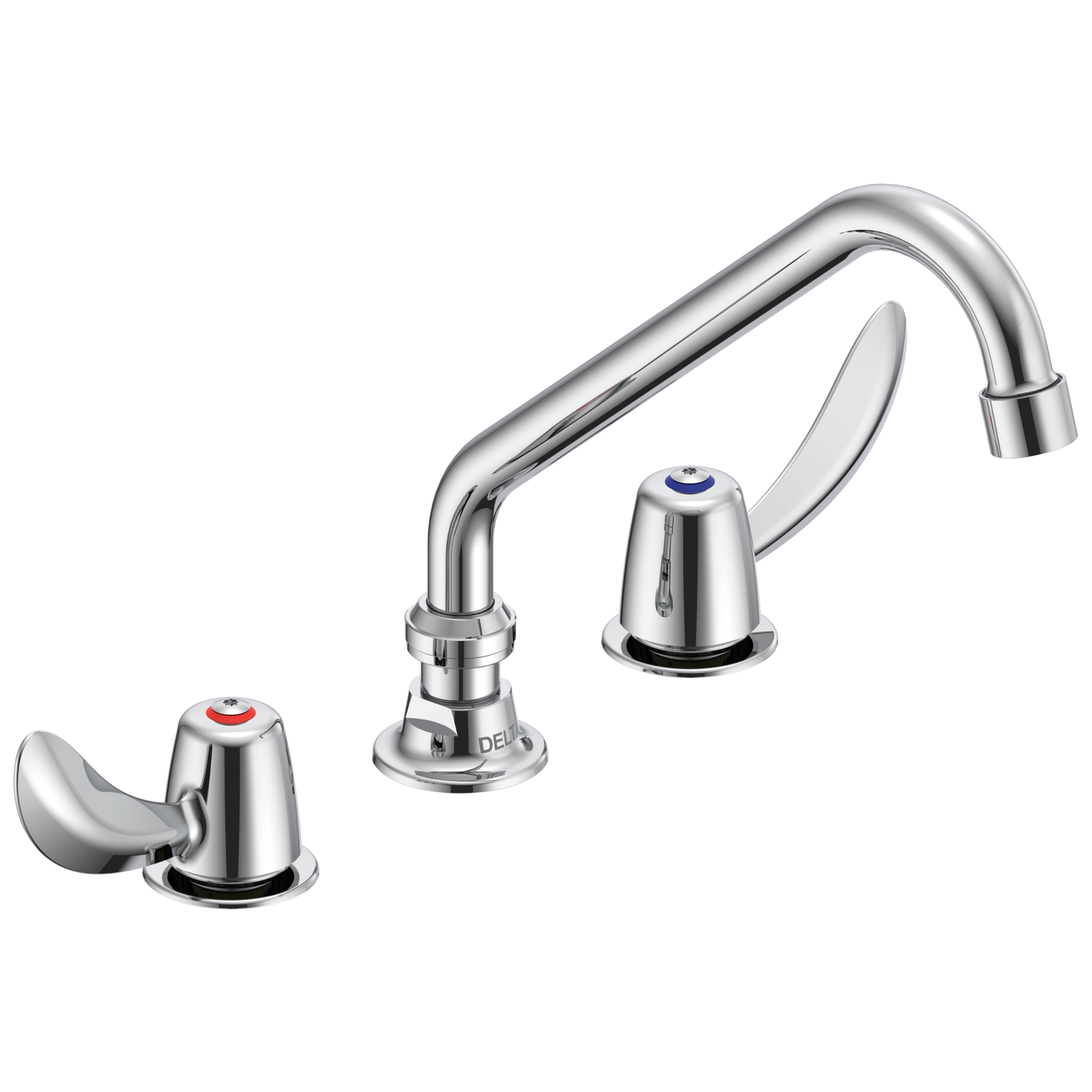 Two Handle 8 In Below Deck-Mount Faucet