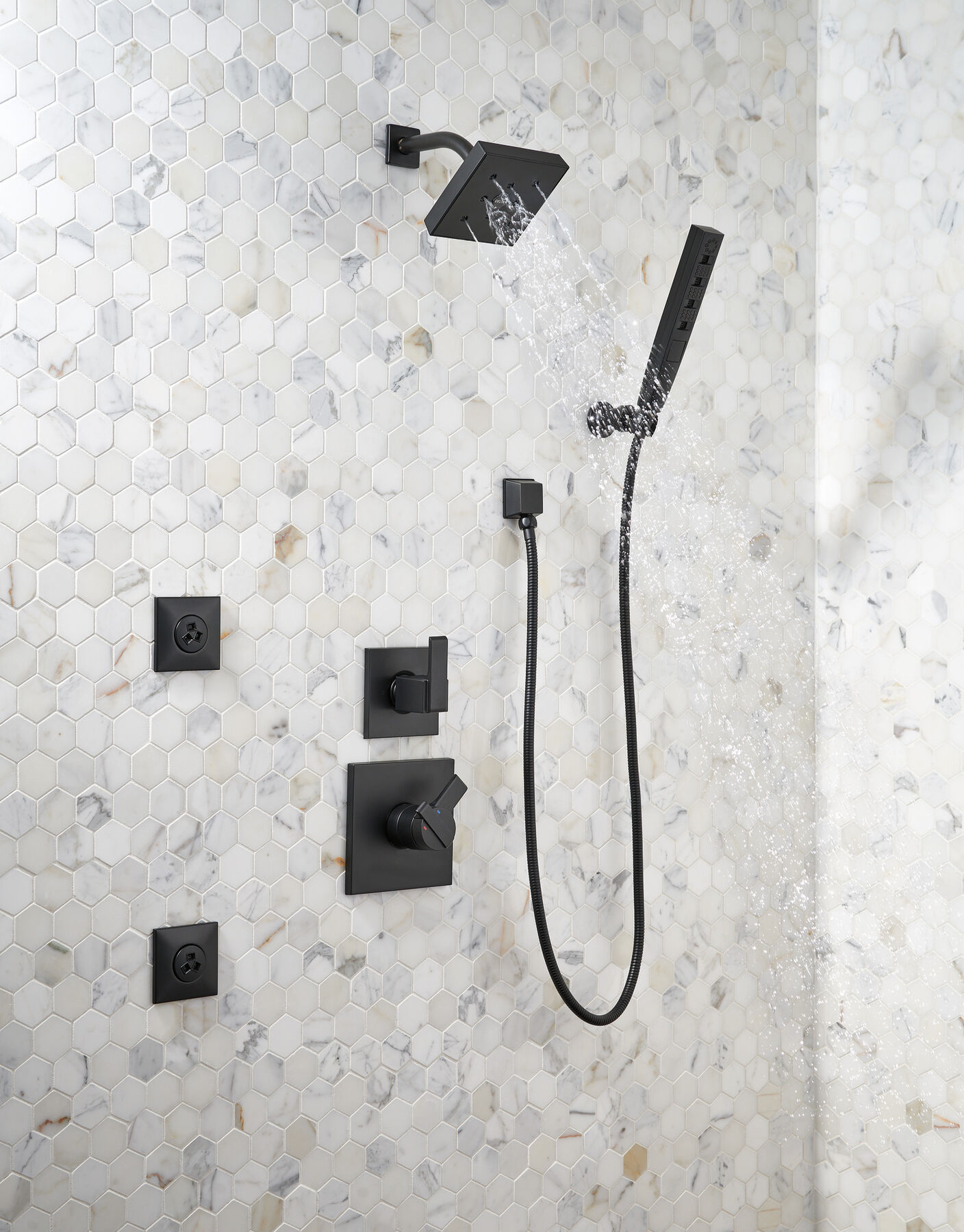 H<sub>2</sub>Okinetic® 4-Setting Wall Mount Hand Shower, image 11