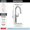 Single Handle Pull-Down Bar / Prep Faucet