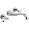 Two Handle Wall Mount Bathroom Faucet Trim