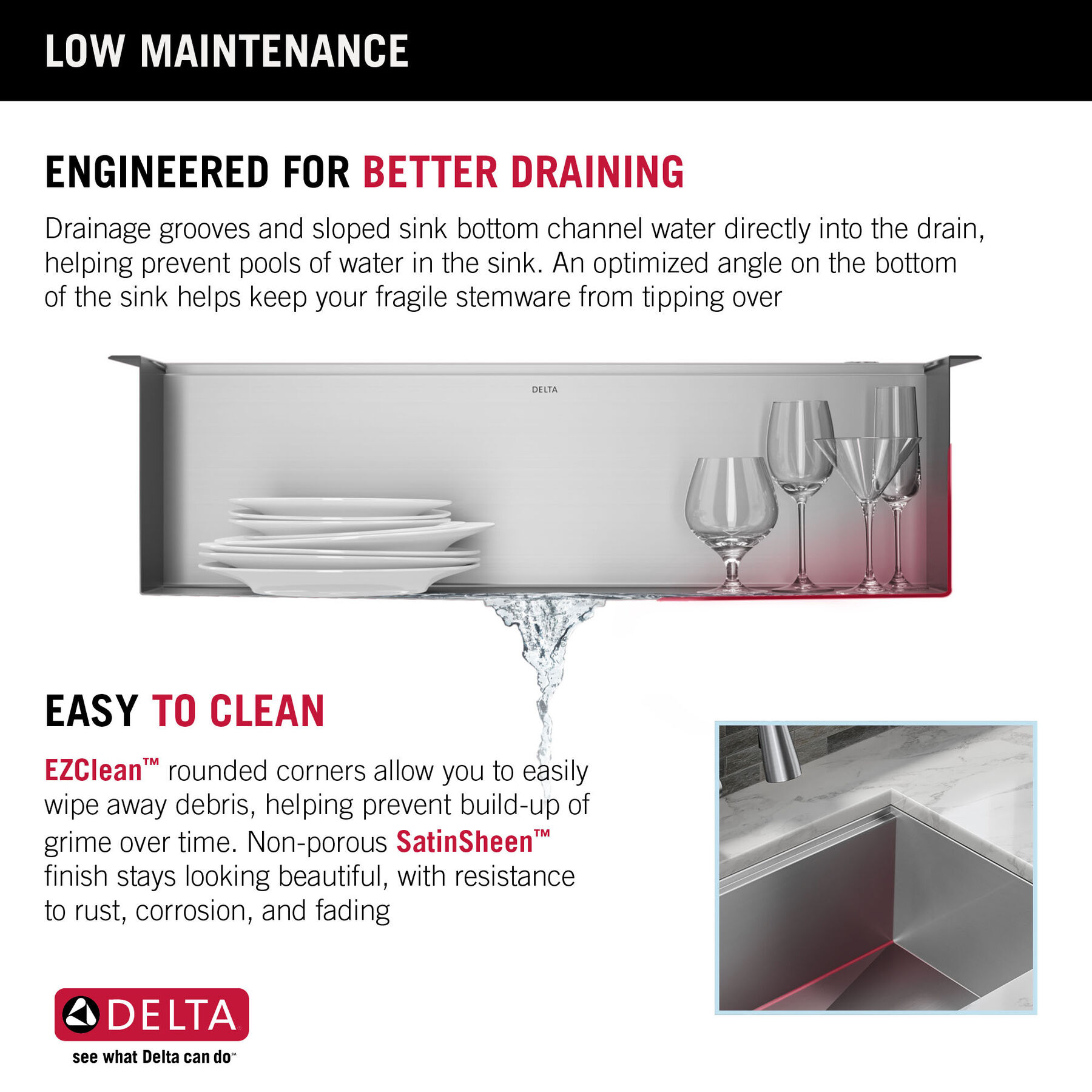 27” Workstation Kitchen Sink Undermount 16 Gauge Stainless Steel Single Bowl with WorkFlow™ Ledge and Accessories, image 9