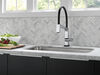 Single Handle Exposed Hose Kitchen Faucet with Touch<sub>2</sub>O Technology