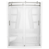 60x32 Alcove Shower Bundle with Door - Left Seat Right Drain Curve