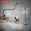 VoiceIQ® Kitchen Faucet with Touch<sub>2</sub>O® Technology with Touchless Technology