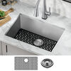 26” Undermount Stainless Steel Single Bowl Kitchen Sink with Accessories