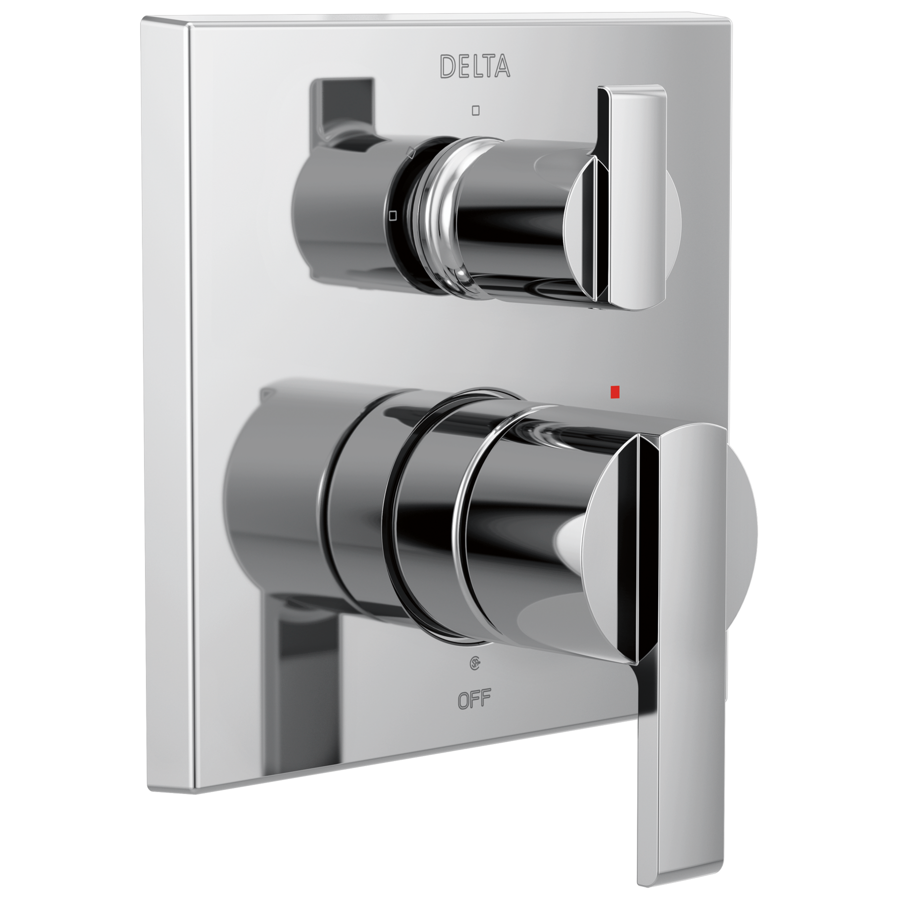 Angular Modern Monitor® 14 Series Valve Trim with 3-Setting Integrated Diverter