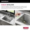 27&rdquo; Workstation Kitchen Sink Undermount&nbsp;16 Gauge&nbsp;Stainless Steel Single Bowl with&nbsp;WorkFlow&trade; Ledge and Accessories