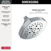 H<sub>2</sub>Okinetic® 5-Setting  Shower Head