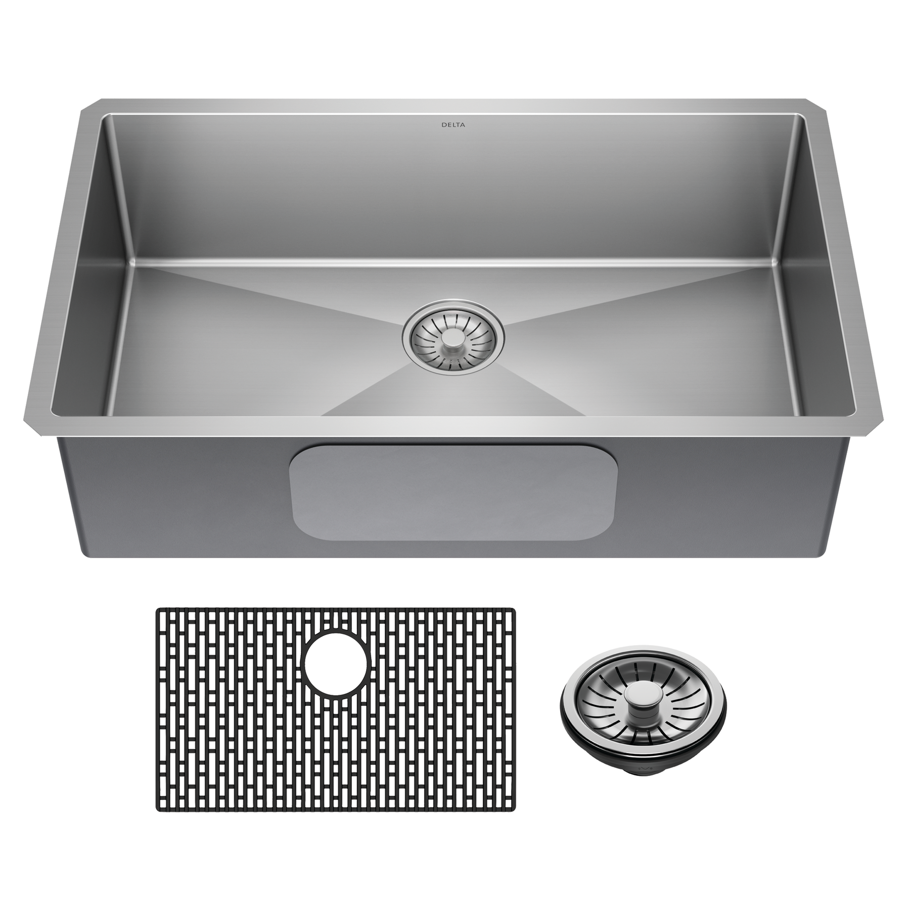 32” Undermount Stainless Steel Single Bowl Kitchen Sink with Accessories