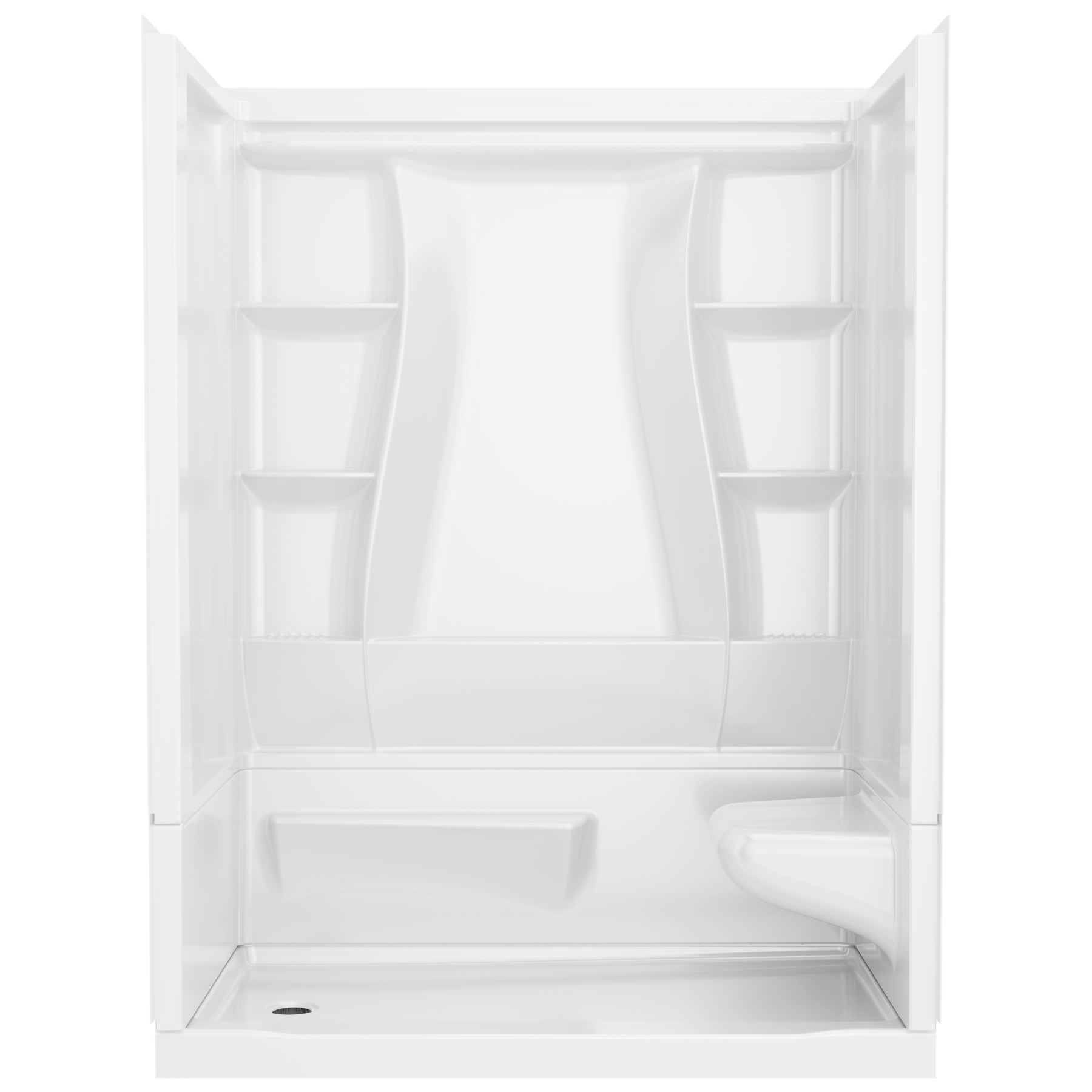 60x32 Alcove Shower Bundle  - Right Seat Left Drain
