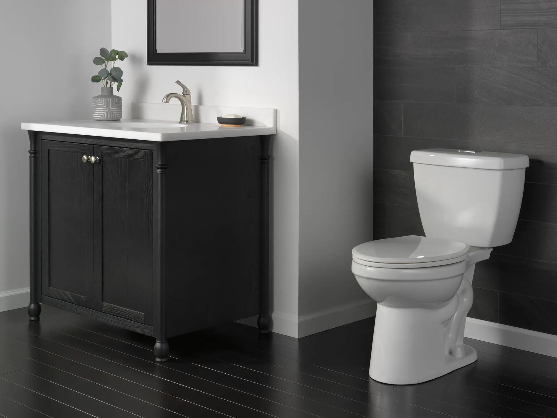 Foundations Dual Flush Elongated Toilet (9-Pack)