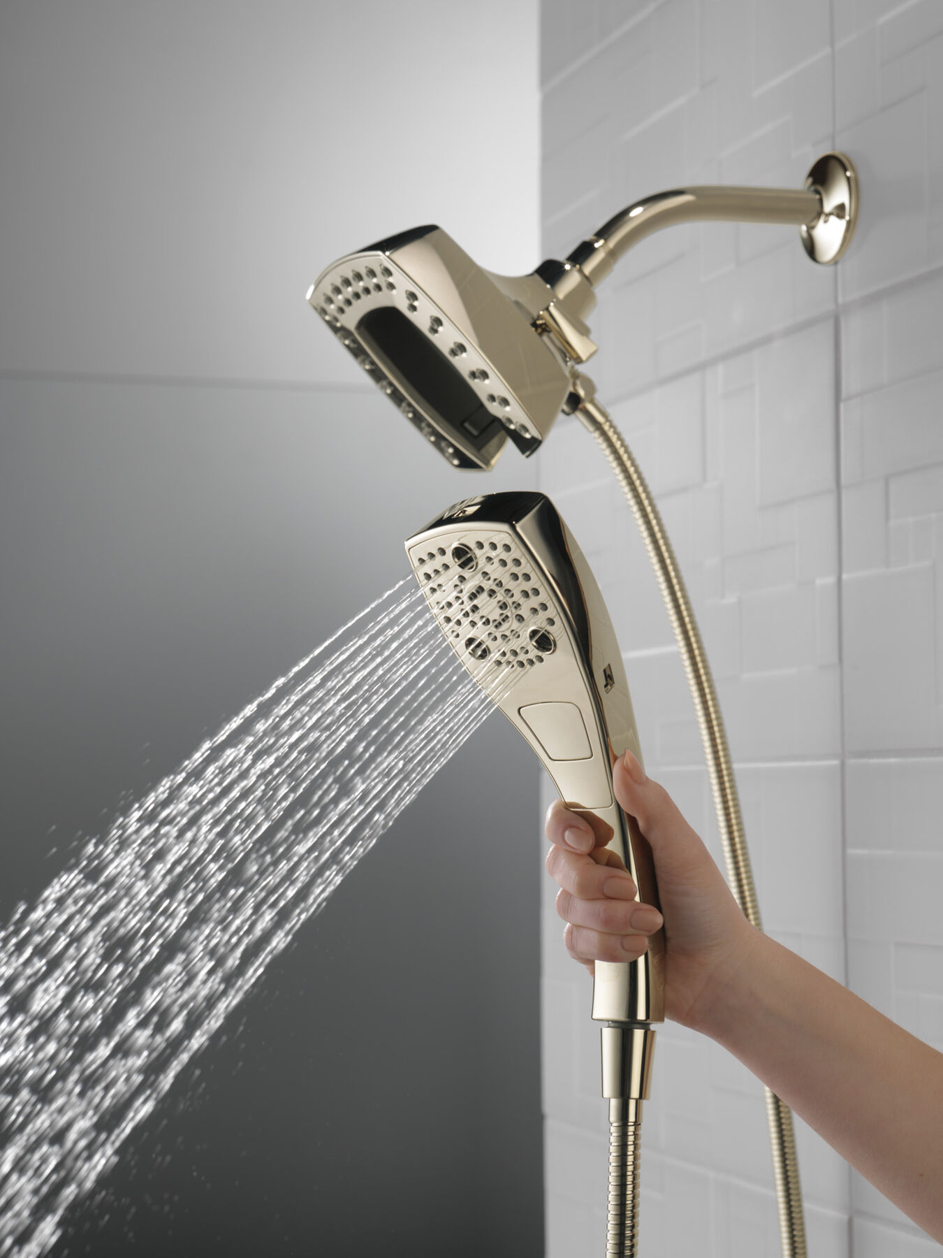 H<sub>2</sub>Okinetic&reg; In2ition&reg; 5-Setting Two-in-One Shower (Recertified)