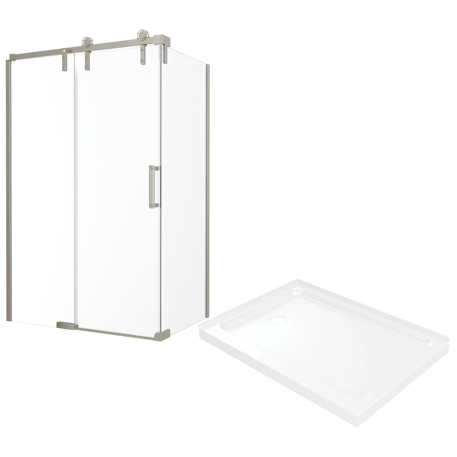 48x34 Corner Shower Bundle - Left