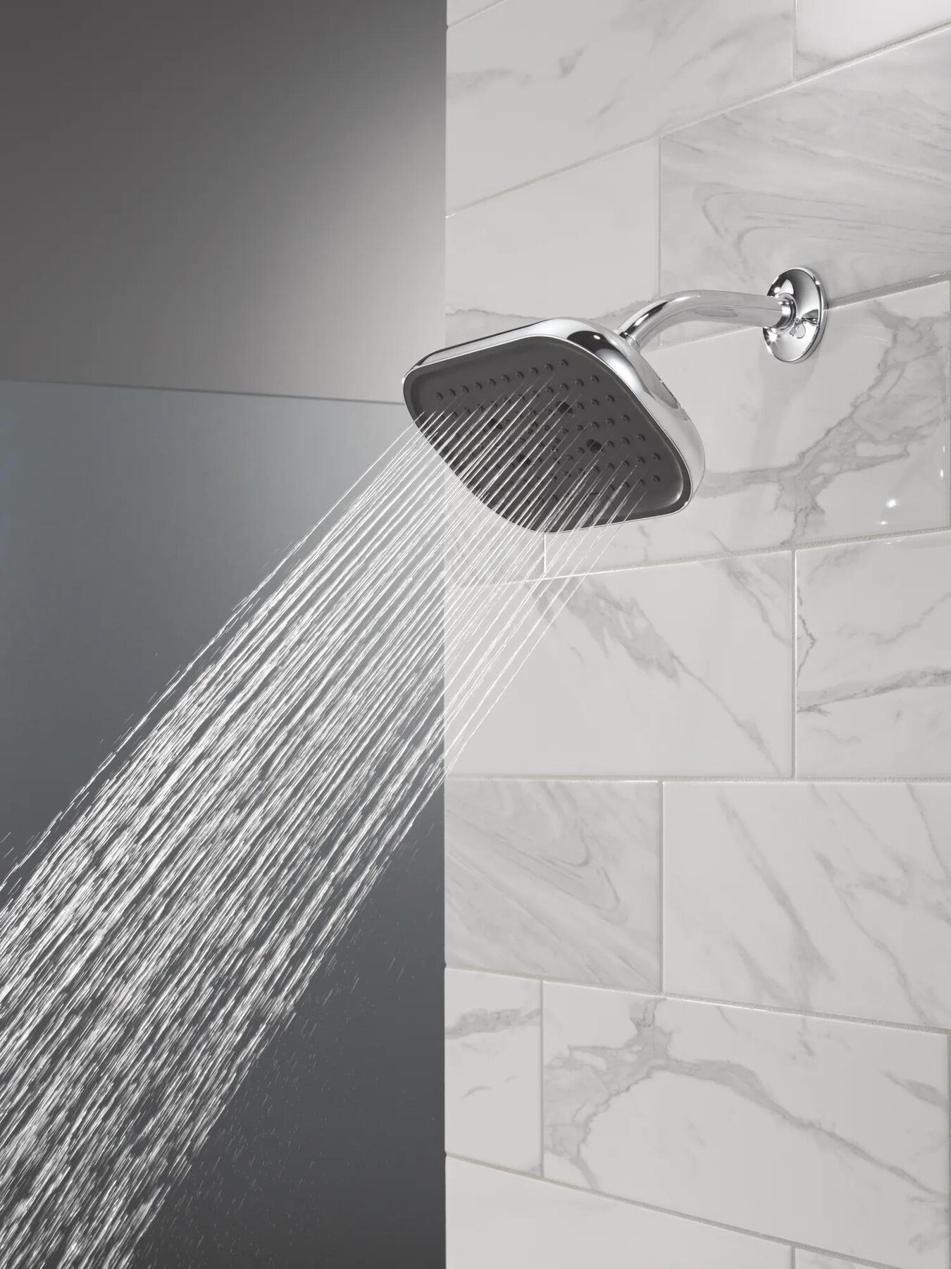 H2Okinetic&reg; 6-Setting 9-inch Raincan Shower Head with Silicone Spray Face