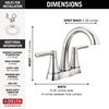 Two Handle Centerset Bathroom Faucet