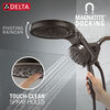 HydroRain&reg; H2Okinetic&reg; 5-Setting Two-in-One Shower Head (Recertified)