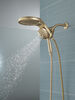 HydroRain&reg; H<sub>2</sub>Okinetic&reg; 5-Setting Two-in-One Shower Head (Recertified)