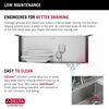 25&rdquo; Workstation Kitchen Sink Drop-In Top Mount Stainless Steel Single Bowl with WorkFlow&trade; Ledge and Accessories