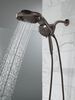 HydroRain&reg; H2Okinetic&reg; 5-Setting Two-in-One Shower Head (Recertified)