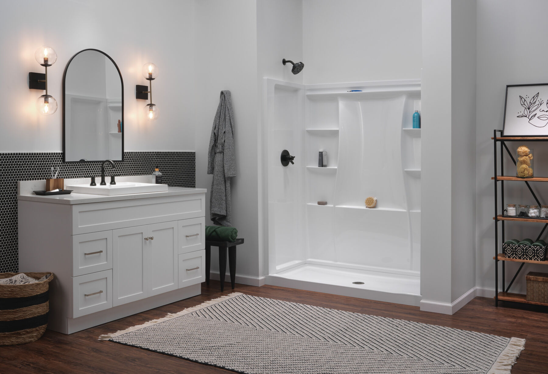 Two Handle Widespread Bathroom Faucet