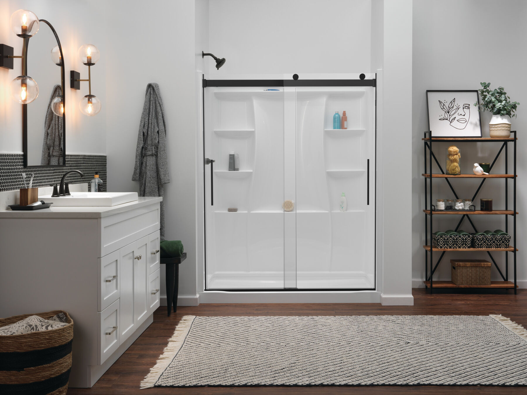 Classic 500 Shower Base 60"x30" Center Drain