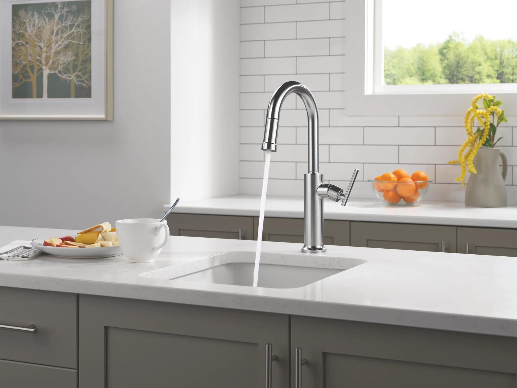 Single Handle Pull-Down Bar / Prep Faucet