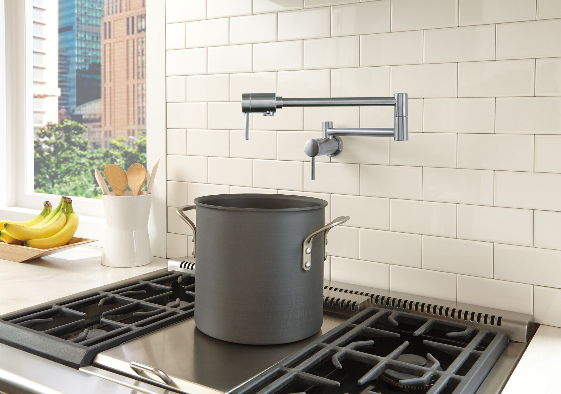 Contemporary Wall Mount Pot Filler