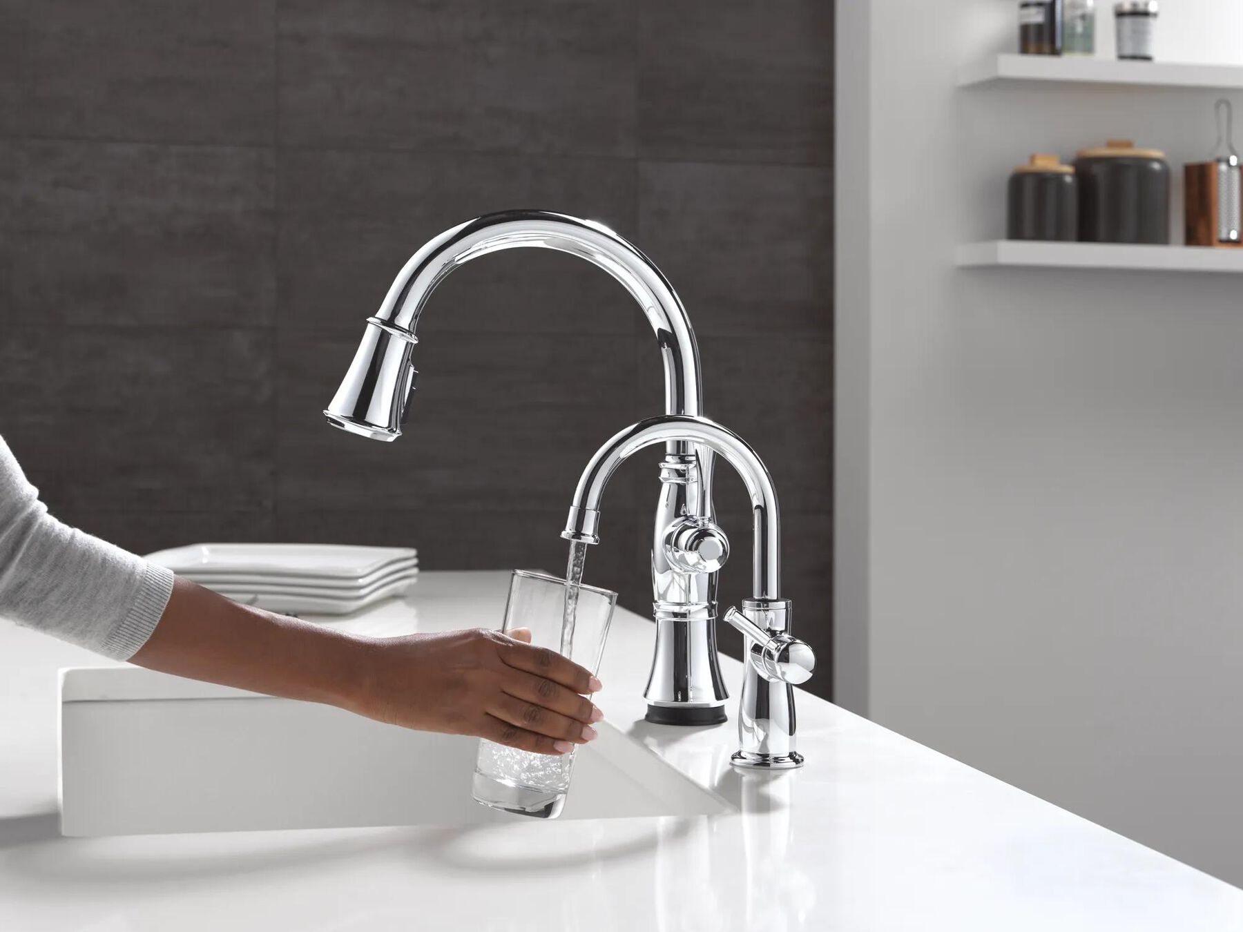 2-Stage Water Filtration System with Beverage Faucet Bundle