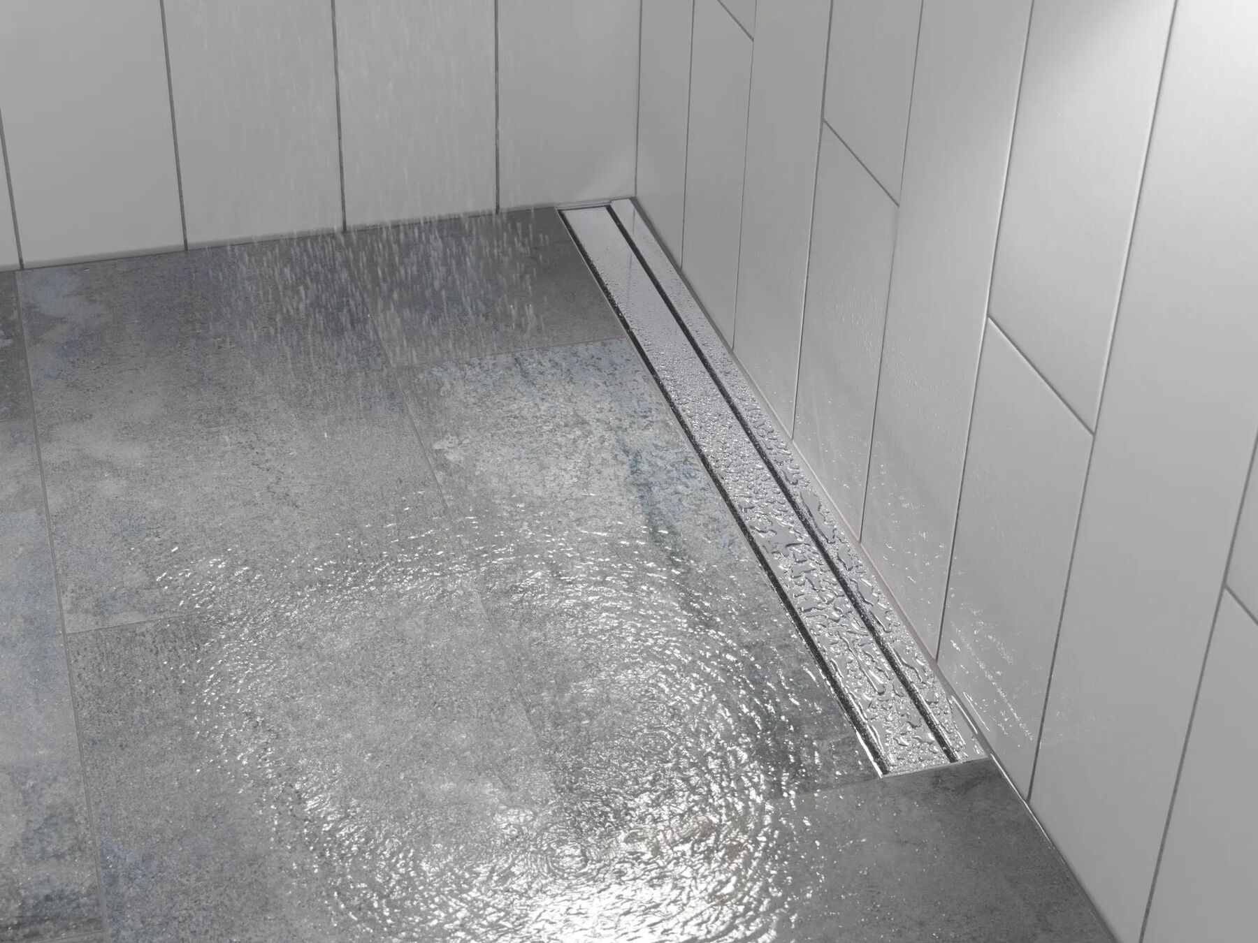 36" Reversible Linear Shower Drain Trim