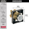 MultiChoice&reg; Universal Tub / Shower Rough - IPS Inlets / Outlets