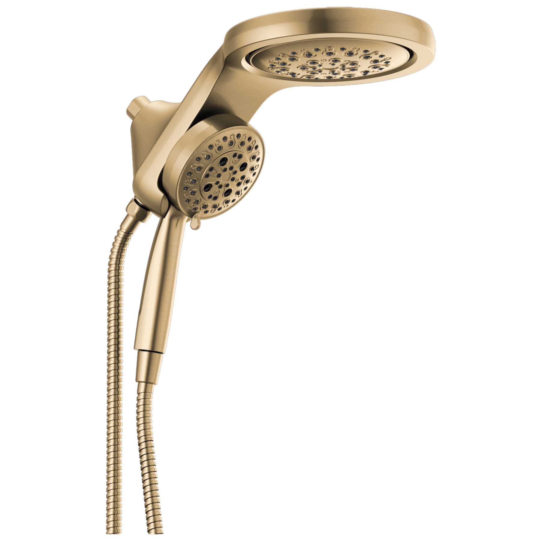 HydroRain&reg; H<sub>2</sub>Okinetic&reg; 5-Setting Two-in-One Shower Head (Recertified)