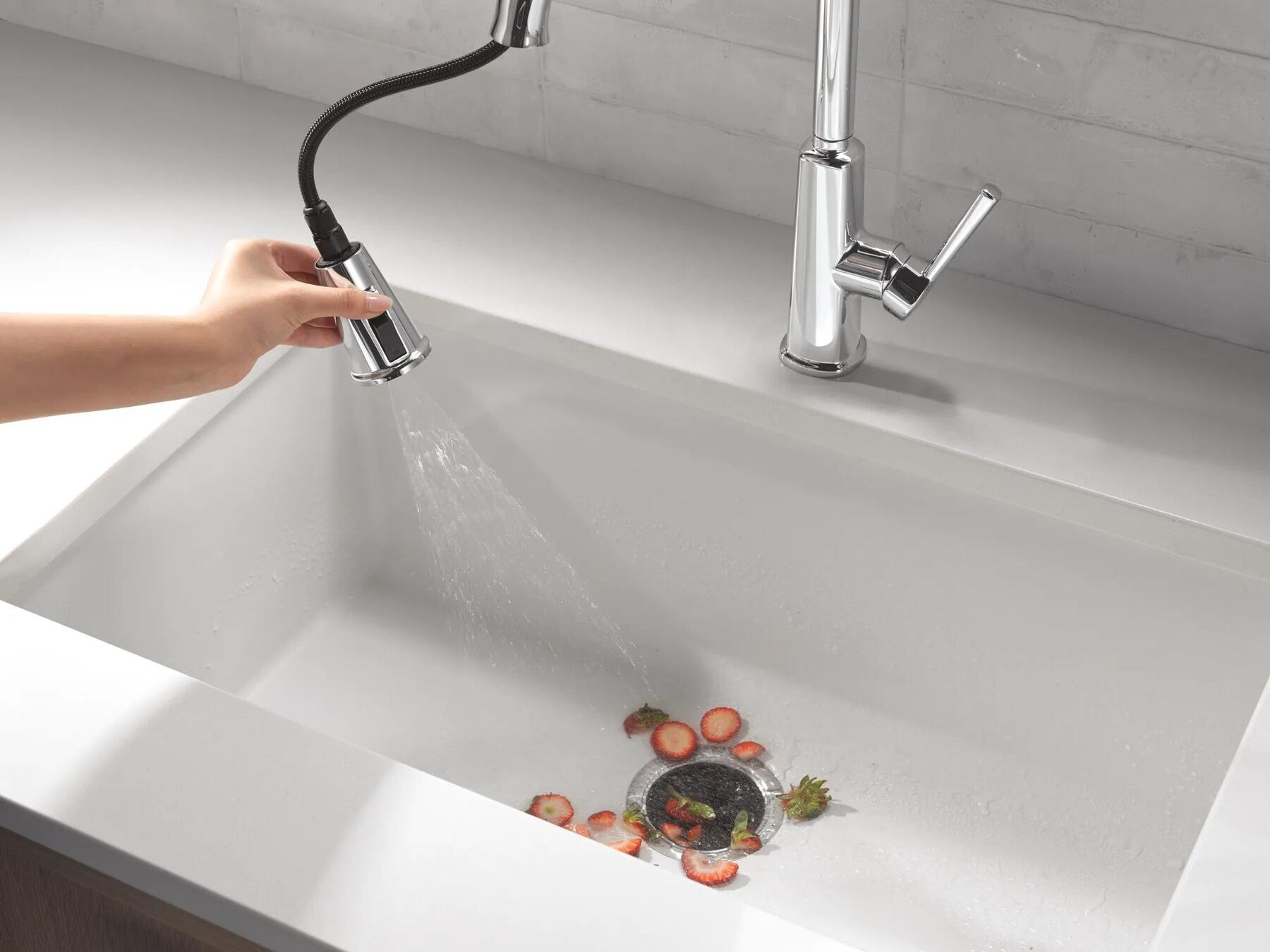 Pull-Down Kitchen 1 Handle with Soap Dispenser Bundle