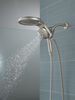 HydroRain&reg; H2Okinetic&reg; 5-Setting Two-in-One Shower Head (Recertified)
