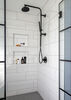 H<sub>2</sub>Okinetic&reg; 5-Setting Contemporary Raincan Shower Head (Recertified)