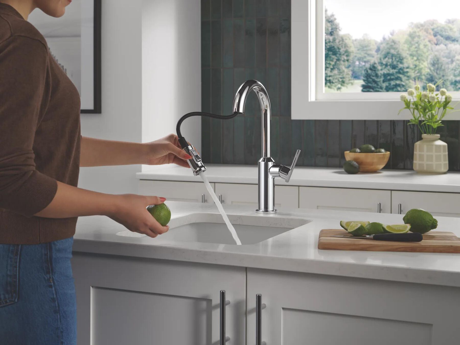 Single Handle Pull-Down Bar/Prep Faucet