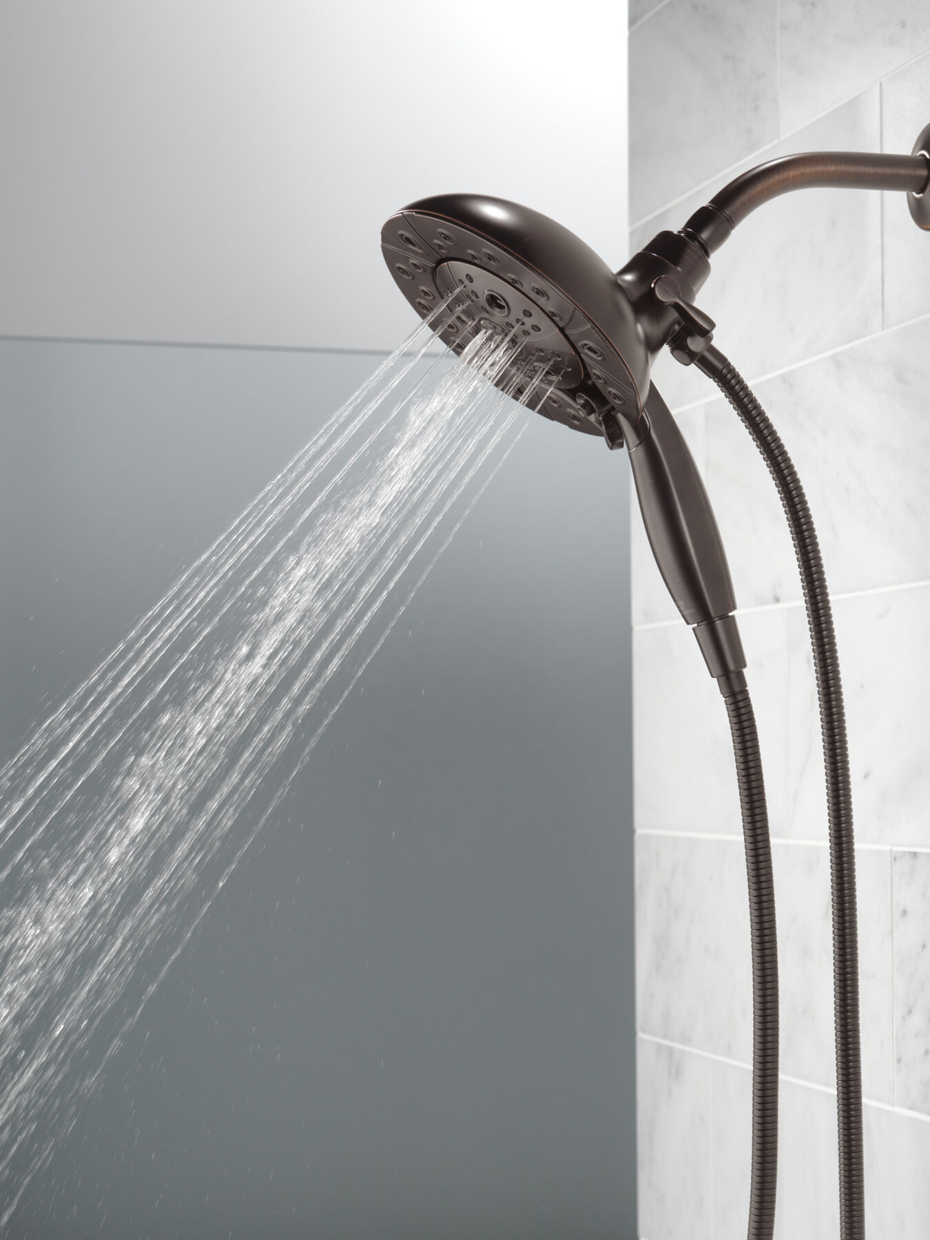 In2ition&reg; H2Okinetic&reg; 5-Setting Two-in-One Shower (Recertified)